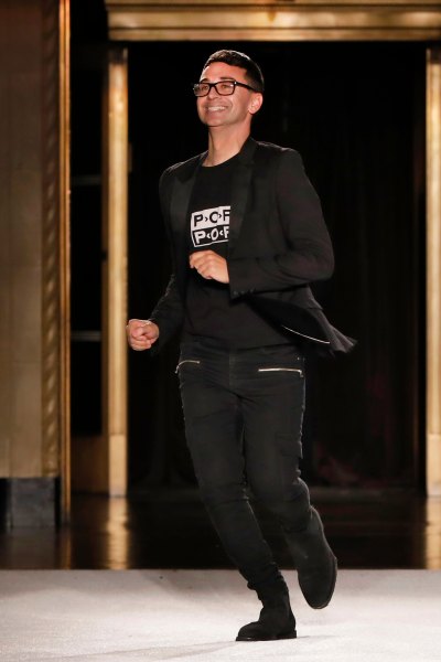 Christian Siriano on the Runway