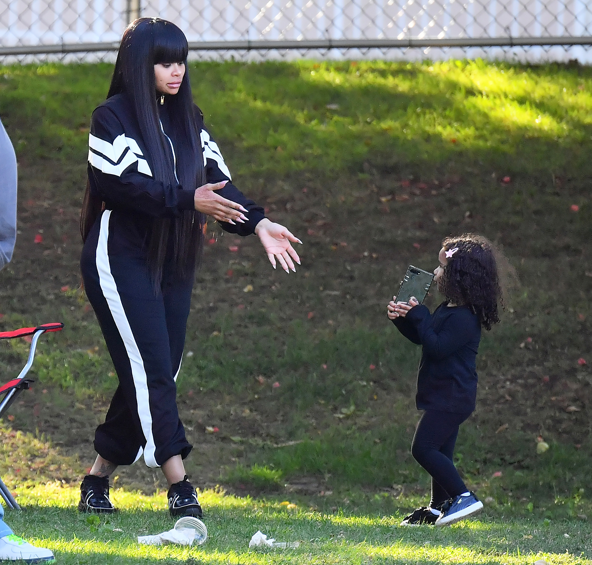 Dream Kardashian Blac Chyna Cheer King Cairo During Soccer Game