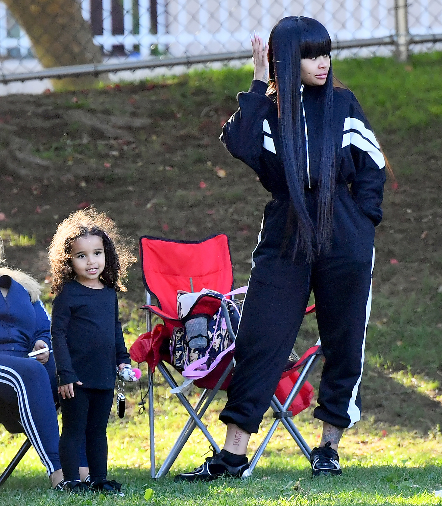 Dream Kardashian Blac Chyna Cheer King Cairo During Soccer Game