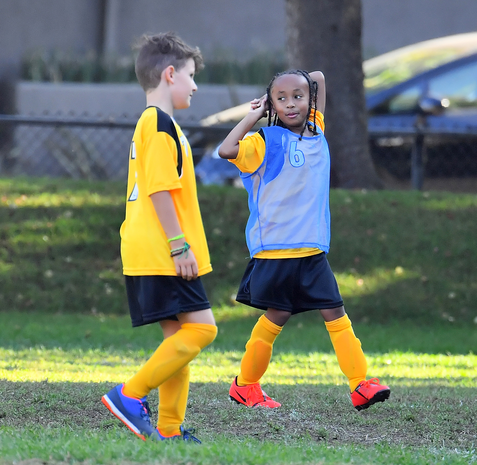 Dream Kardashian Blac Chyna Cheer King Cairo During Soccer Game