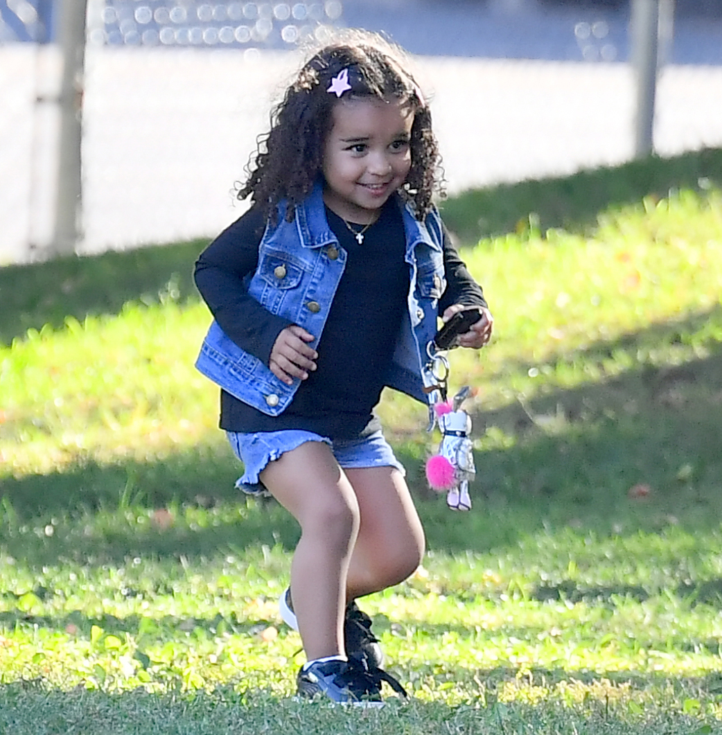 Dream Kardashian Blac Chyna Cheer King Cairo During Soccer Game