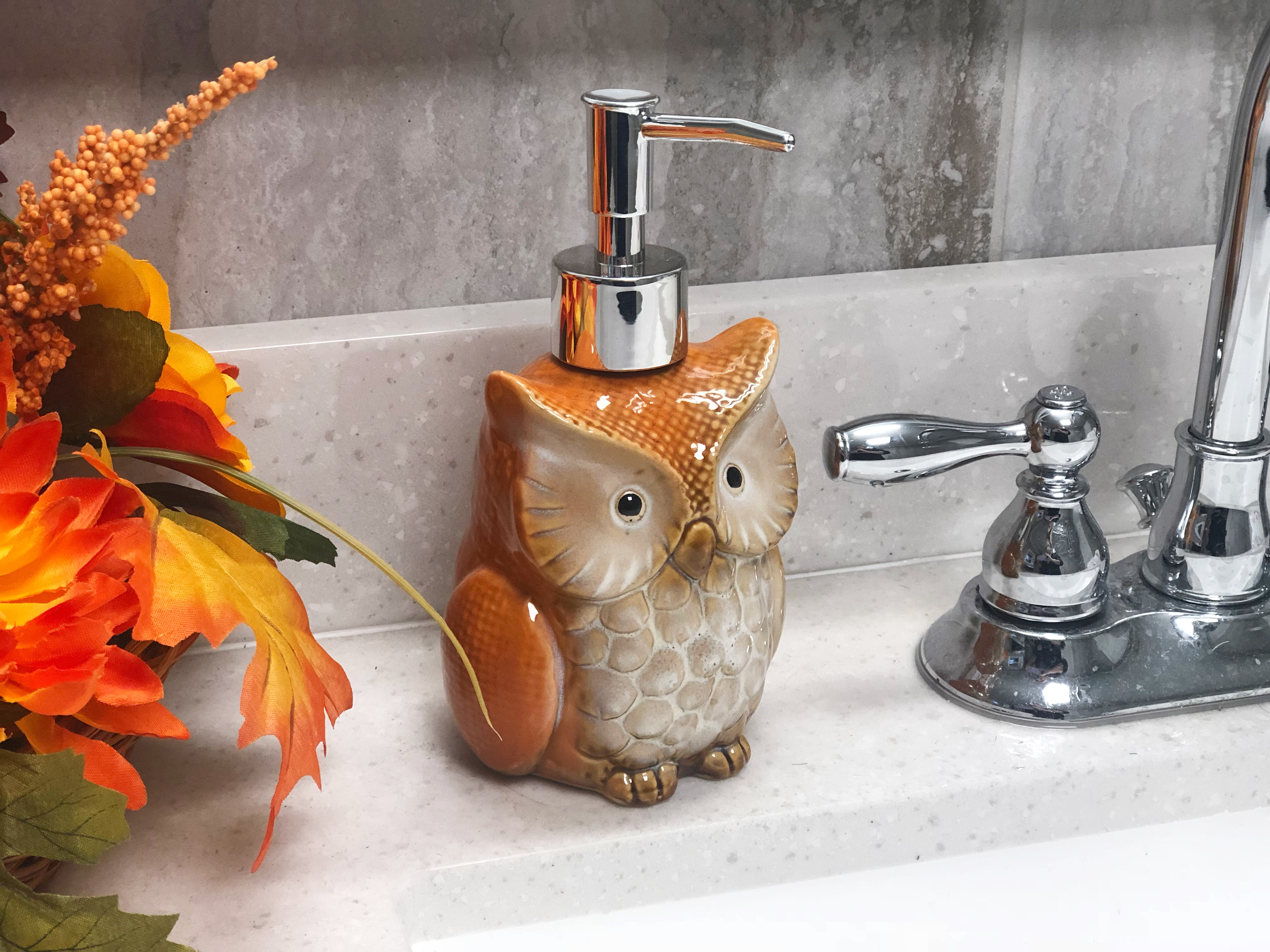 Fall Bathroom Soaps and Hand Towels