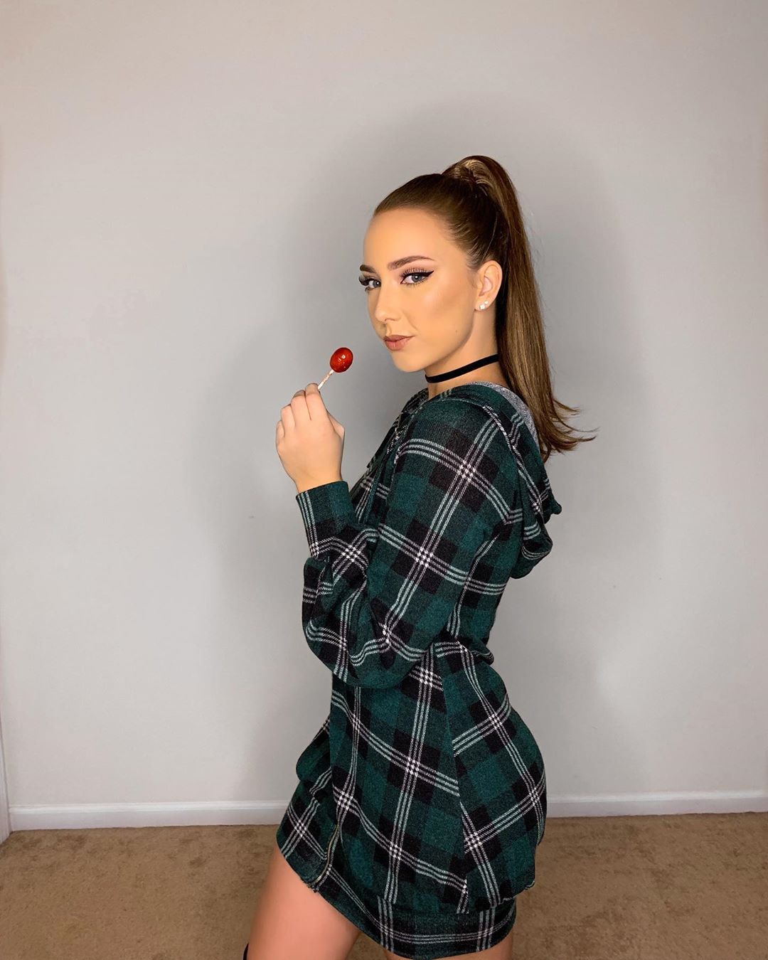 Hailie Scott Dressed as Ariana Grande 