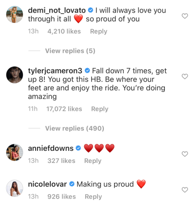 Tyler Cameron and Bachelor Nation Supports Hannah Brown After Defeating Week on DWTS