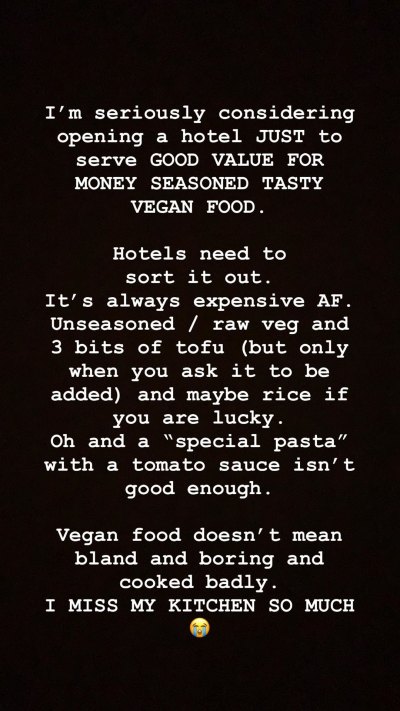 Jessie J's Instagram Story