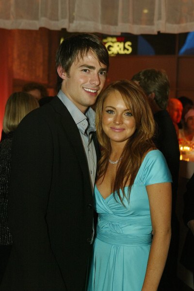 Jonathan Bennett and Lindsay Lohan in 2004