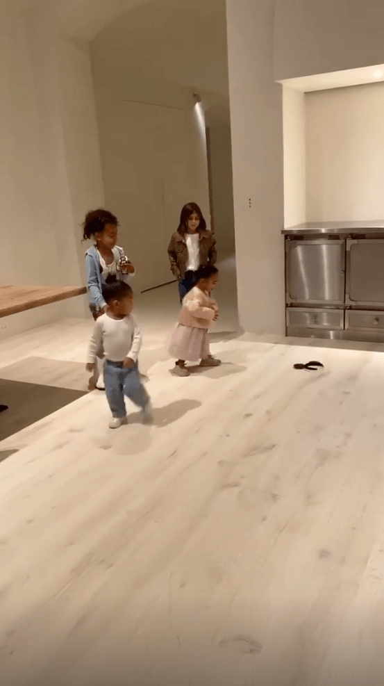 Inside Kim Kardashian's Birthday Party, North West, Penelope Disick, Chicago West and Stormi Webster Running Around