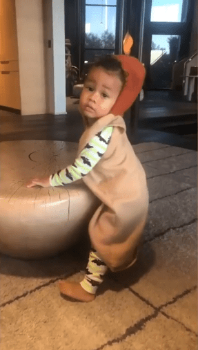 Miles Stephens in Hotdog Costume