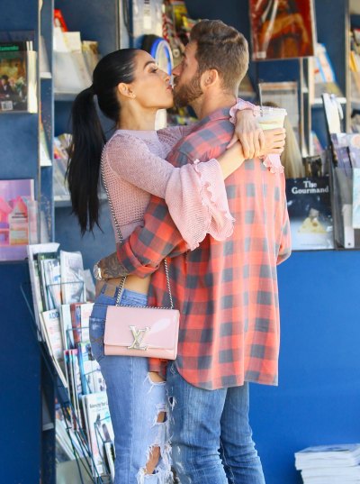 Nikki Bella and Boyfriend Artem Chigvintsev film their new reality tv show in Studio City