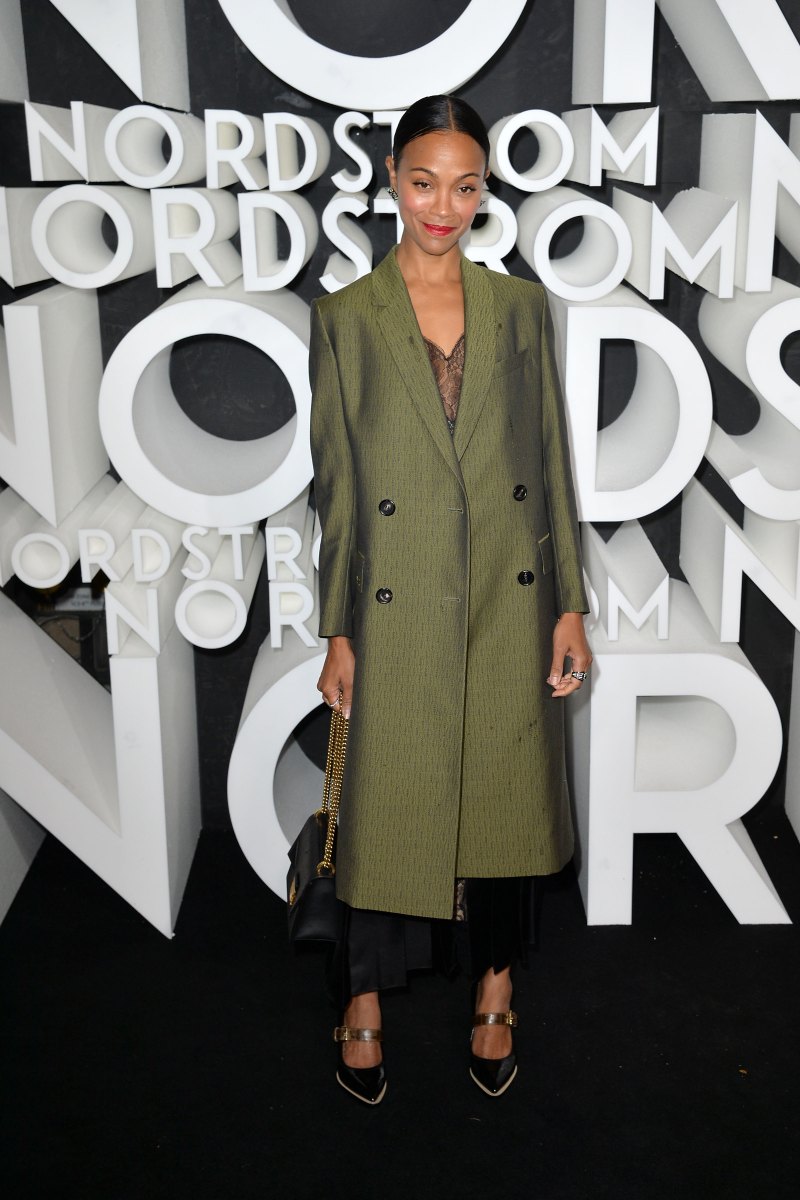 Nordstrom's NYC Flagship Opening Party, Zoe Saldana
