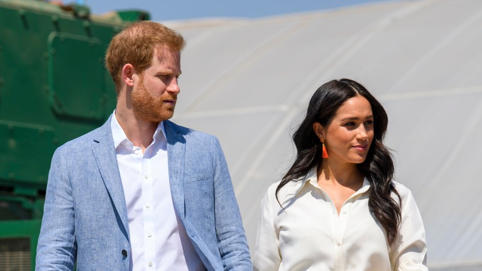 Prince Harry and Meghan Markle during Royal Tour