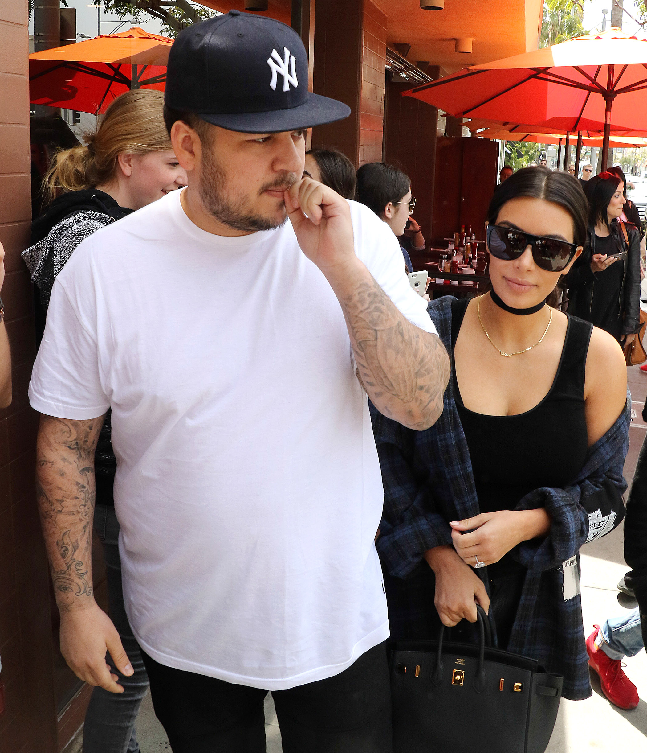 Rob Kardashian, Kim Kardashian 
