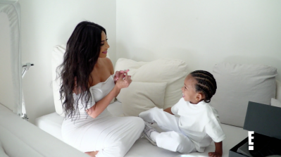 Saint West Pretend Proposes to Mom Kim Kardashian