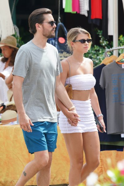 Scott Disick and Sofia Richie Hold Hands in Italy, Scott Leaves a Cheeky Comment on a Topless Photo of Sofia 
