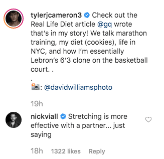 Nick Viall Trolls Tyler Cameron on Instagram