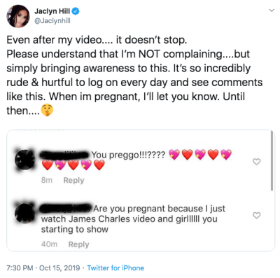 Jaclyn Hill Responds to Hurtful Pregnancy Rumors on Twitter