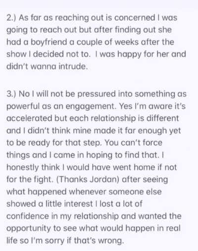 Clay Harbor Responds to Nicole Lopez Alvar Slamming Him Over Bachelor in Paradise Relationship