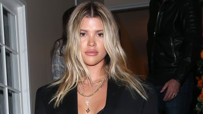 Sofia Richie Steps Out in a Black Blazer and Jeans While Attending a Kate Sommerville Event in West Hollywood