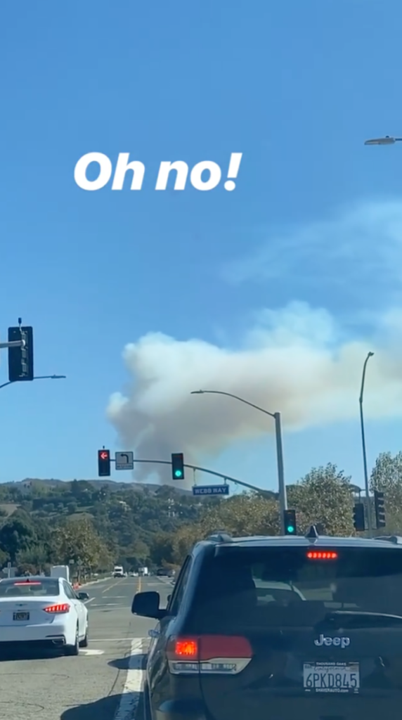 Pacific Palisades Fire, Sofia Richie's Instagram Story