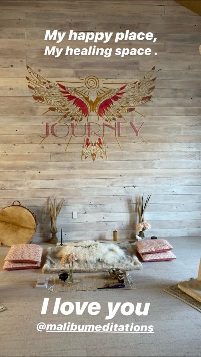 Sofia Richie Instagram Story, Malibu Meditations Journey