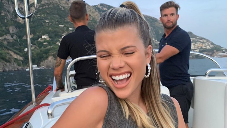 Sofia Richie Wears a Green Dress While Smiling on a Boat in Italy, Model Reveals Her Happy Place on Instagram