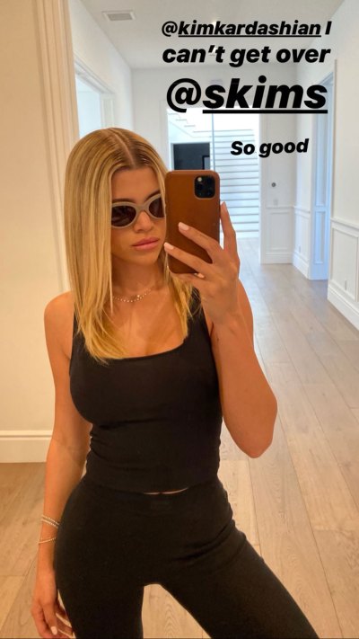 Sofia Richie Wears Skims to Support Kim Kardashian