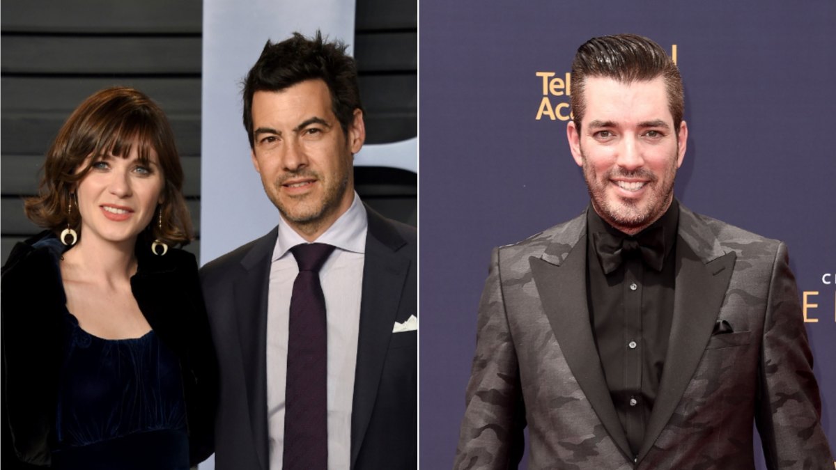 Zooey Deschanel, Jacob Pechenik and Jonathan Scott