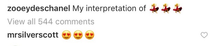 Zooey Deschanel's Instagram Comments