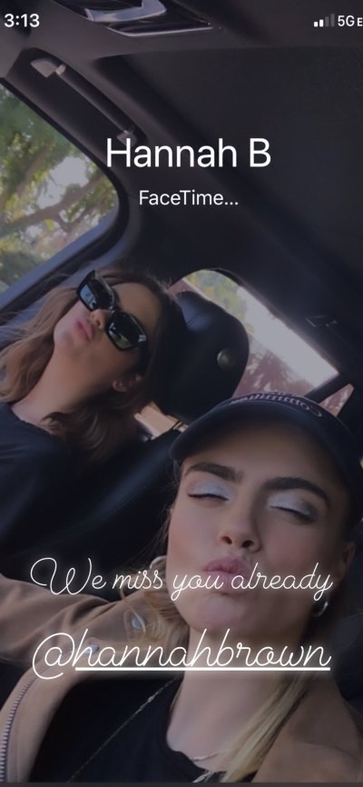 cara delevingne and Ashley Benson Facetime Bachelorette Hannah Brown