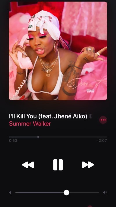 Hailey Bieber Listening to I'll Kill You After Selena Gomez Song