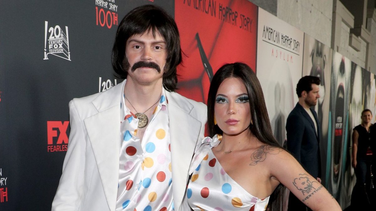 Halsey and Evan Peters Make Red Carpet Debut
