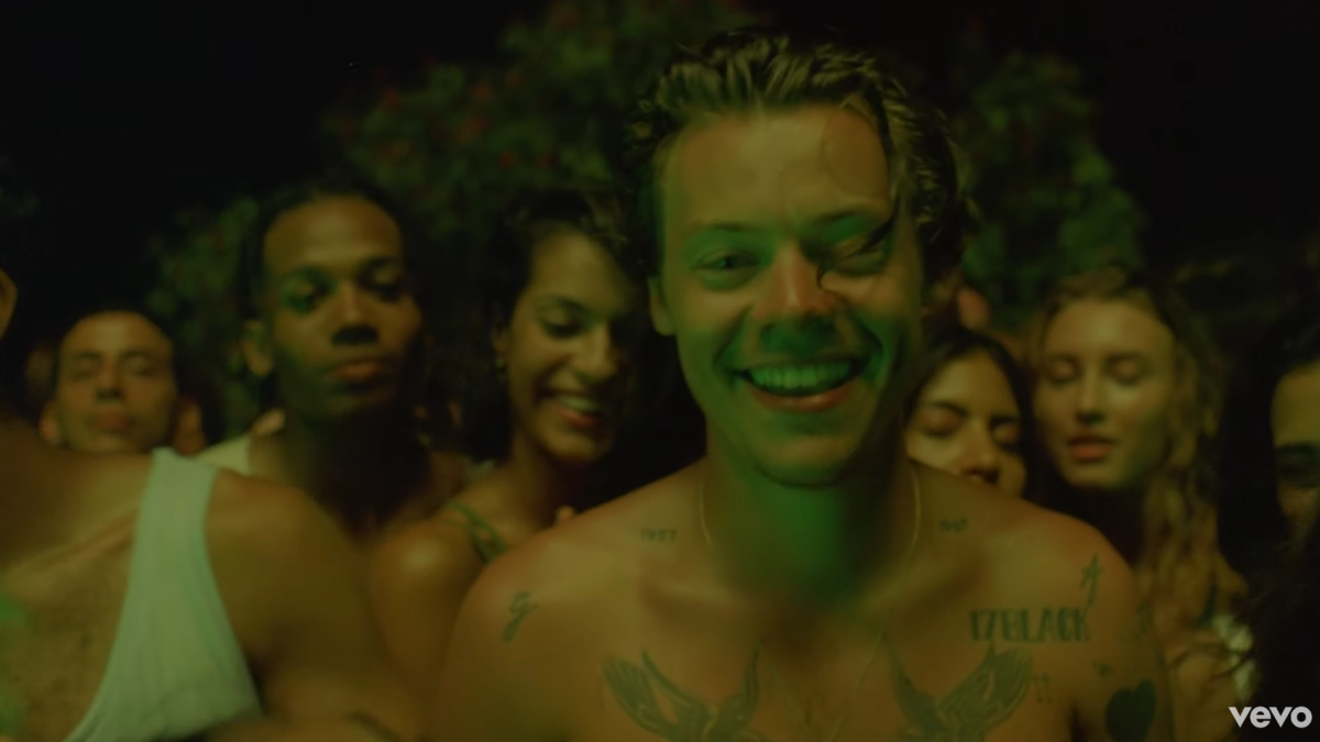 Harry Styles Lights Up Music Video