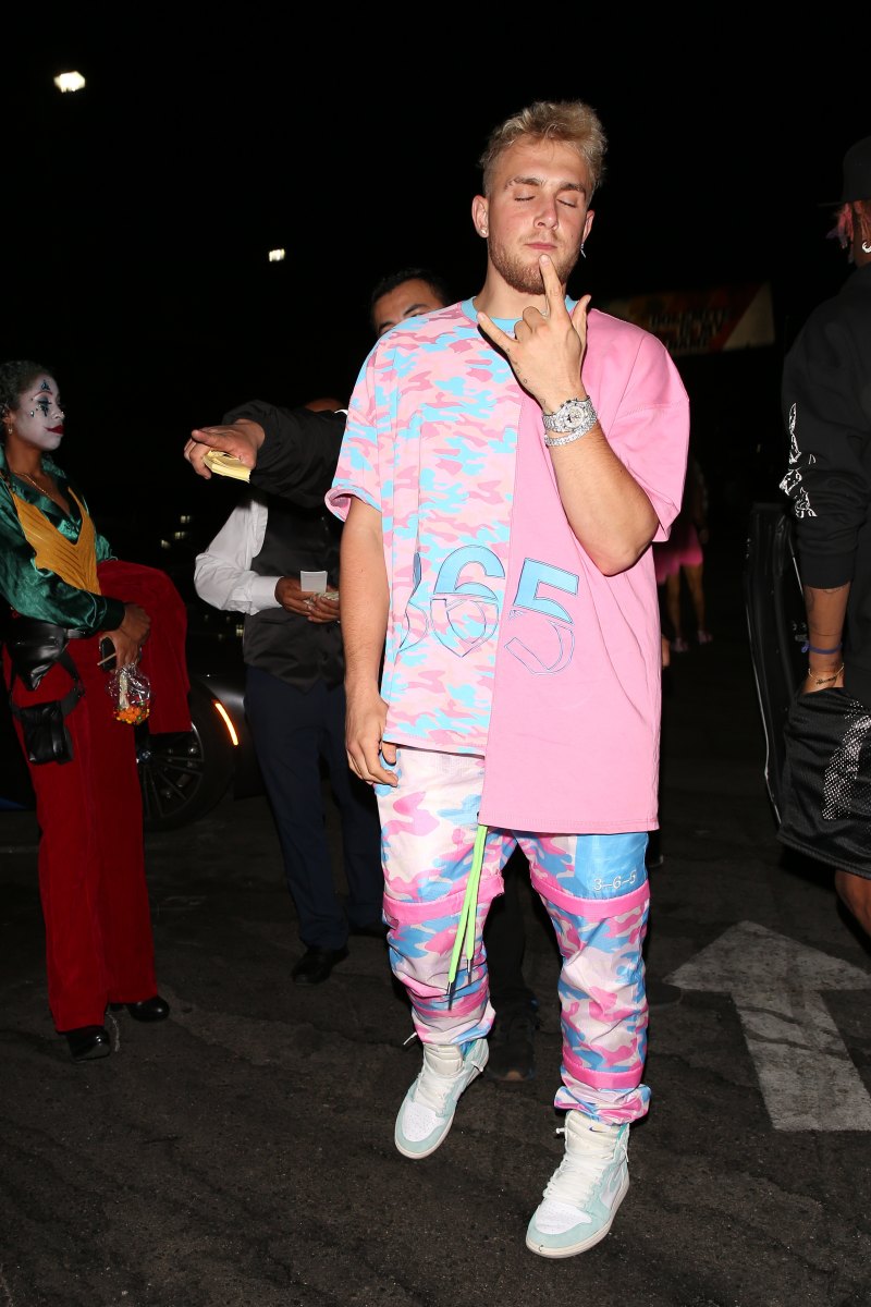 Jake Paul Goes to Demi Lovato's Halloween Party