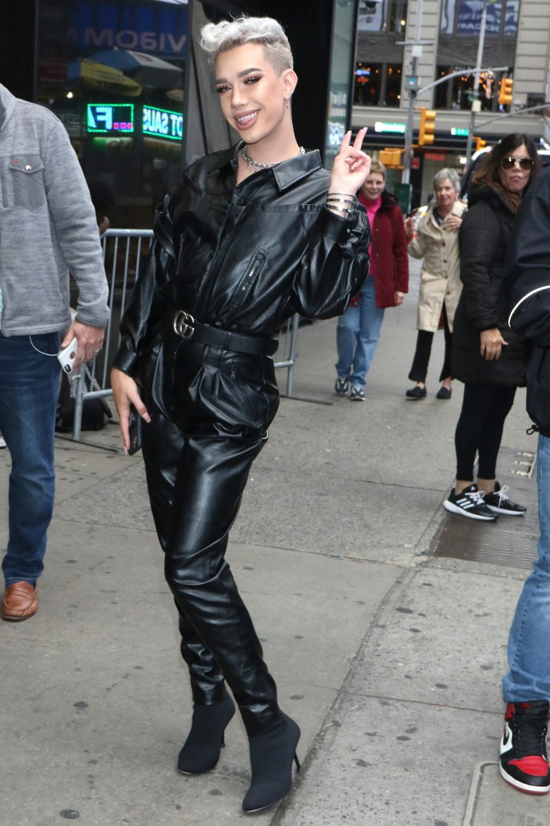 James Charles Arriving at Strahan, Sara & Keke