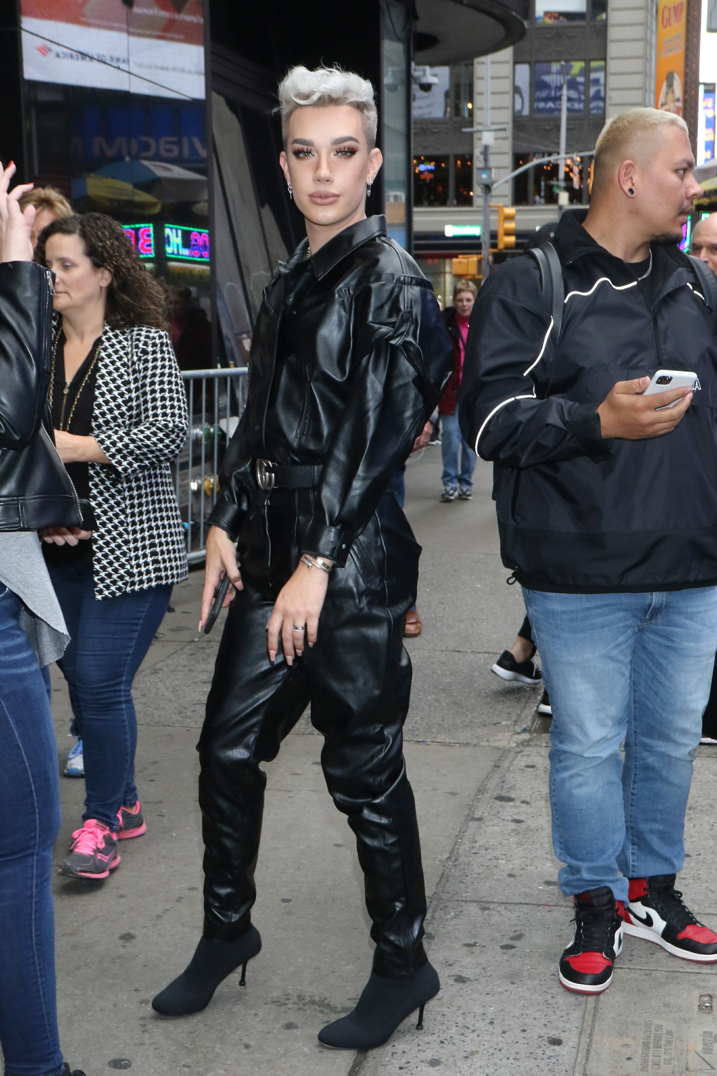 James Charles Arriving at Strahan, Sara & Keke
