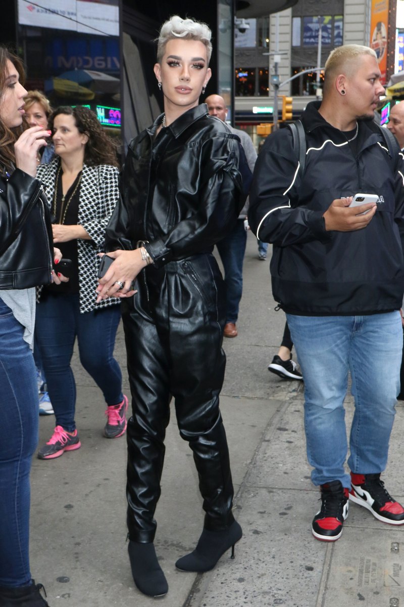James Charles Arriving at Strahan, Sara & Keke