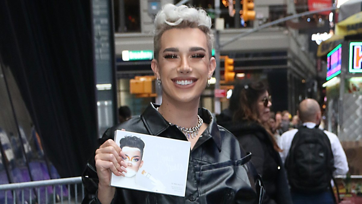 James Charles Arriving at Strahan, Sara & Keke