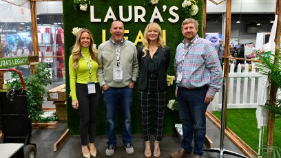 Singer-songwriter Jewel and Community Engagement Manager, Kroger Health Jane Diekers visits vender booths during day 2 wellness your way festival 2019