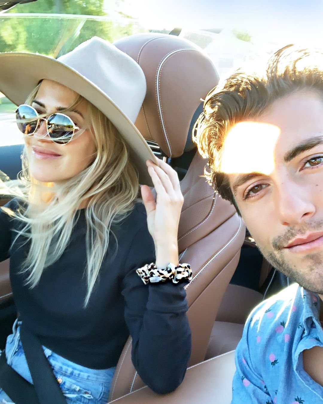 Kaitlyn Bristowe and Jason Tartick Selfie in Car Responds to Fans Saying She's Pressuring Him to Propose