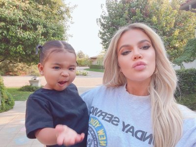 True Thompson Helps Khloe Kardashian Feel Motivated to Work Out