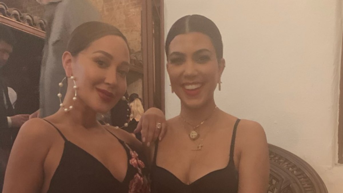 Kourtney Kardashian Wishes Adrienne Bailon a Happy Birthday With Cute Photo
