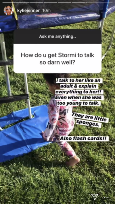 Kylie Jenner Q&A on Instagram