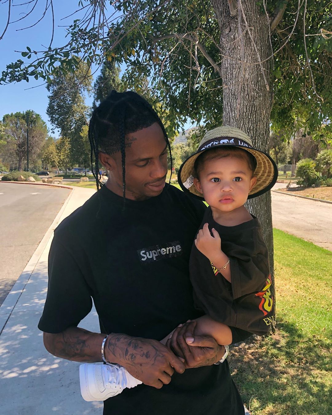 Stormi Webster Listens to Travis Scott's Music With Kylie