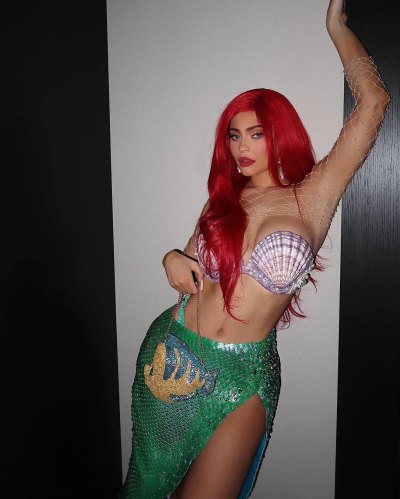 Kylie Jenner Ariel Little Mermaid Halloween Costume