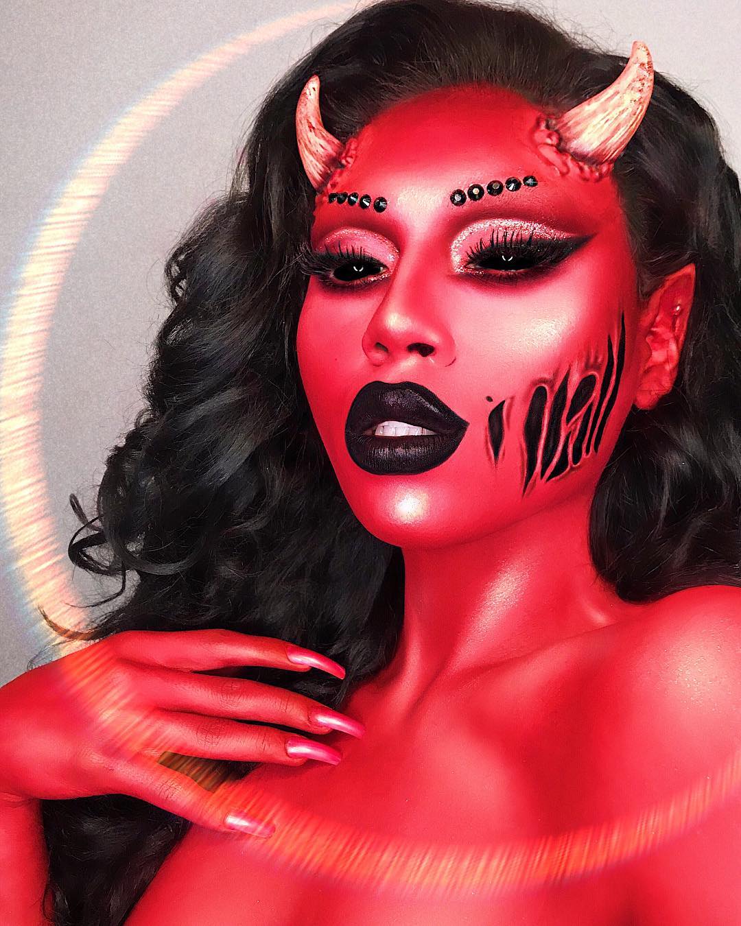 orlaynanicole Halloween Makeup Influencers