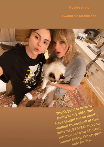 Selena Gomez Gushed Over Friend Taylor Swift