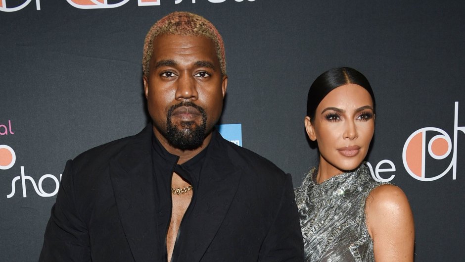 Kim Kardashian and Kanye West Look Very in Love While Out With Their Kids