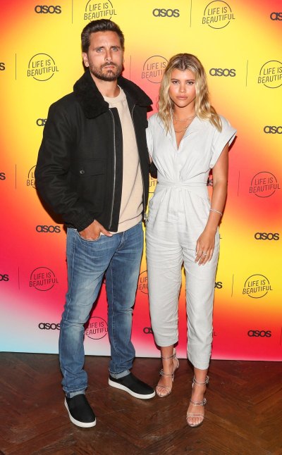 Sofia Richie and Scott Disick Couple Photo Selfie
