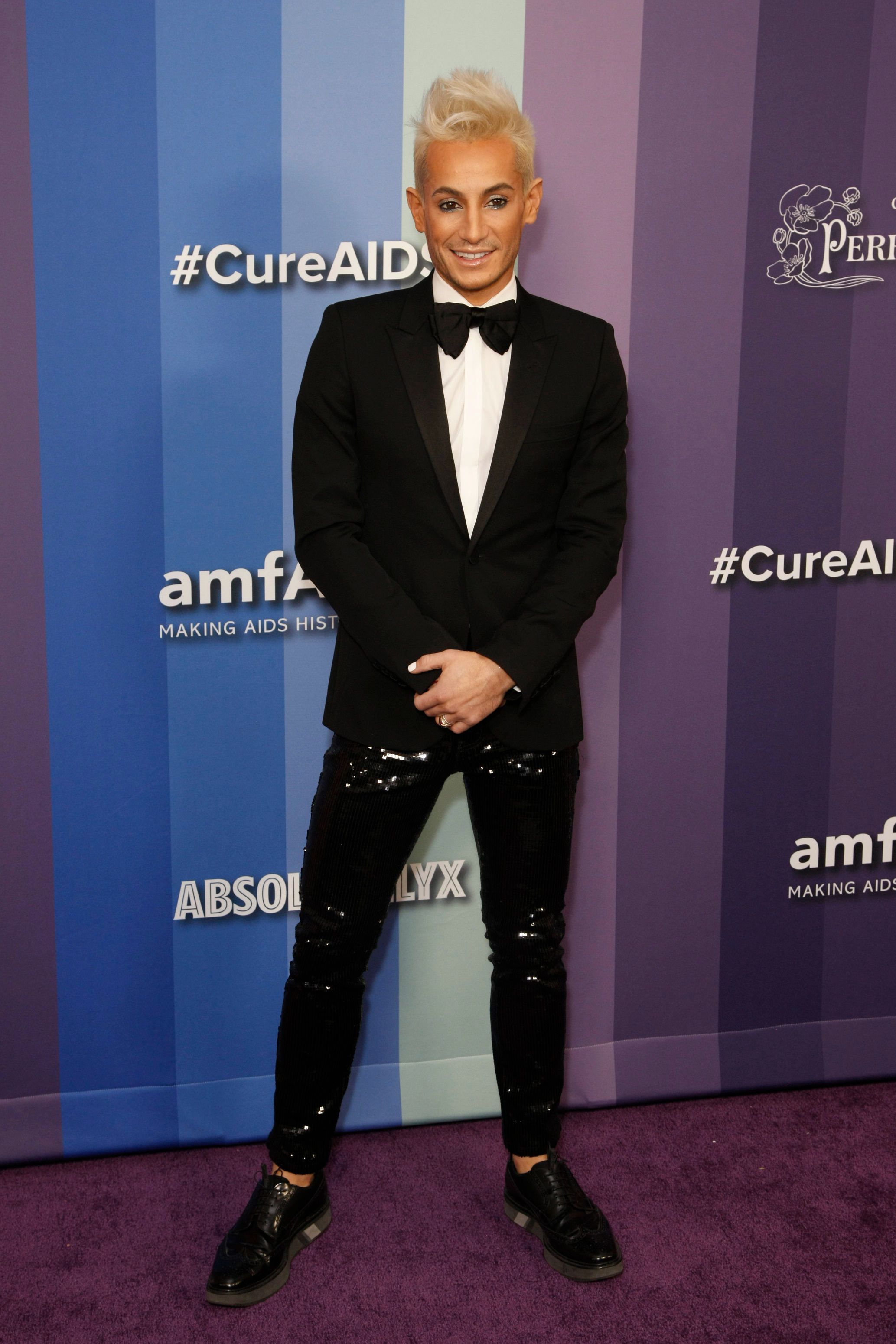 Frankie Grande amfAR Gala, Arrivals, Milk Studios, Los Angeles, USA - 10 Oct 2019