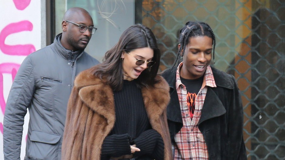 Kendall Jenner and ASAP Rocky out and about, Paris, France - 22 Jan 2017